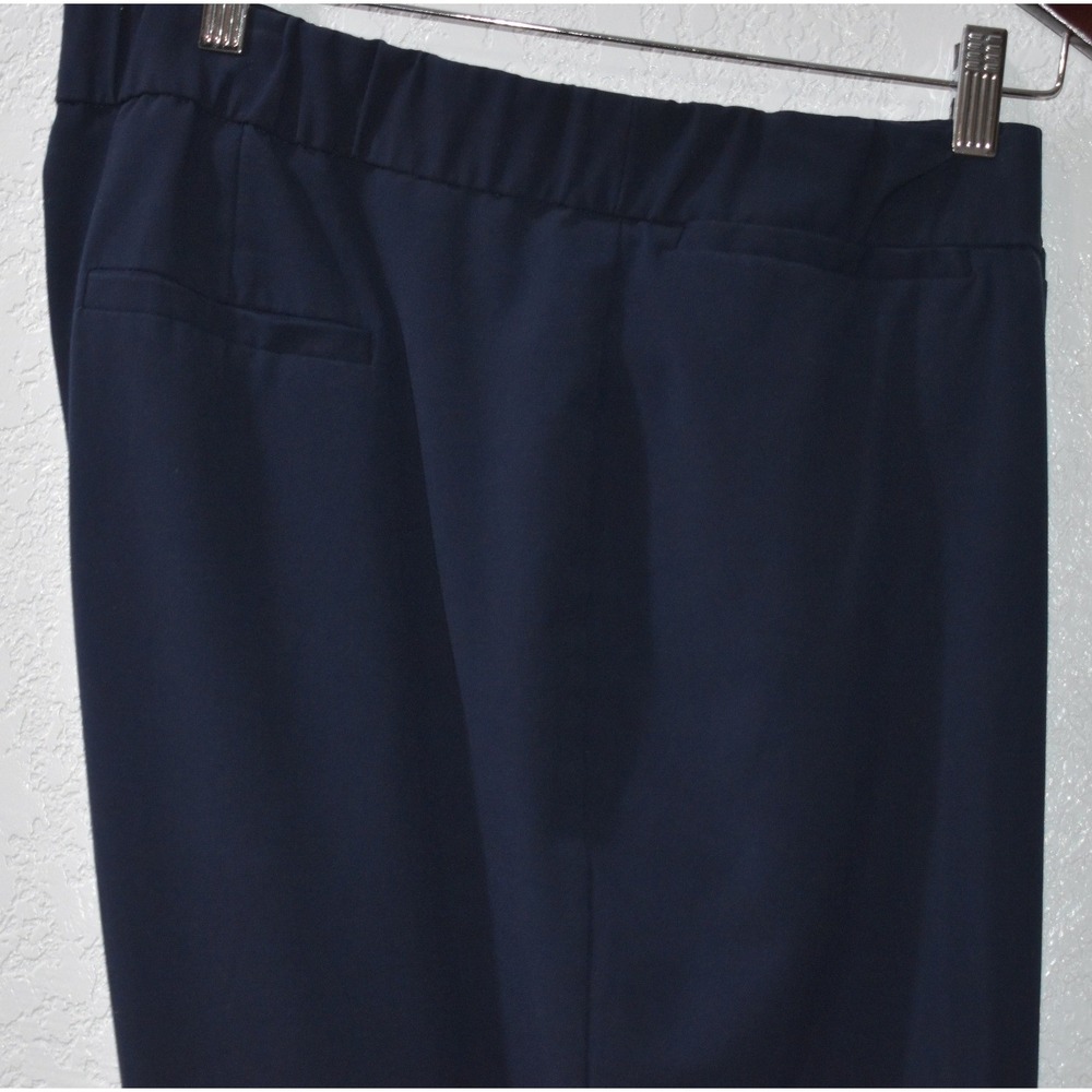 Catherines 20W Right Fit Moderately Curvy Navy Blue Dress Pants Comfy Stretch